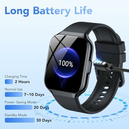 QCOQ Smart Watch (Answer/Make Calls), - Image 4