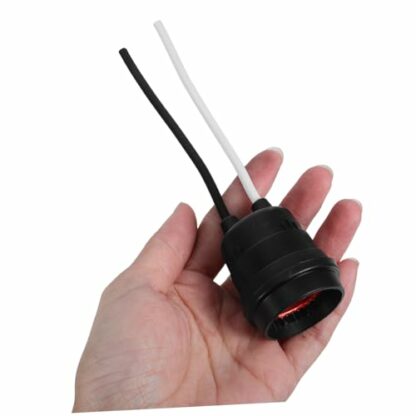 QUMIIRITY Lamp Holder Light Socket Bulb Holder with Plug Lamp Base Waterproof Lamp Socket E Socket for Outdoor Use E Socket for Table Lamp E Socket with Cable Bulb Socket Metal - Image 4