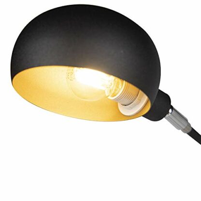 Qazqa - Modern Floor Lamp 5 Black - Sixties Marble- - Design - Suitable for LED E14 | 5 Light - Steel Floor lamp - Suitable for Living Room I Bedroom I 4 Qazqa - Modern Floor Lamp 5 Black - Sixties Marble- - Design - Suitable for LED E14 | 5 Light - Steel Floor lamp - Suitable for Living Room I Bedroom I - Image 4