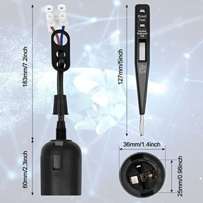 REAQUE 10pcs E27 Bulb Holder - Image 3