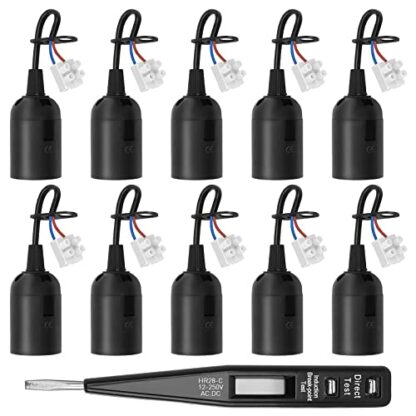 REAQUE 10pcs E27 Bulb Holder - Image 2