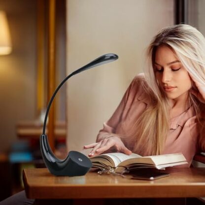 Rechargeable Table Lights for Home - Study Table Lamp - Study Table Lamp, Touch Table Lamps, Eye-Caring LED Touch Sensor Desk Light for Dorm Study Workplace - Image 3