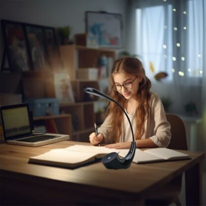 Rechargeable Table Lights for Home - Study Table Lamp - Study Table Lamp, Touch Table Lamps, Eye-Caring LED Touch Sensor Desk Light for Dorm Study Workplace - Image 4