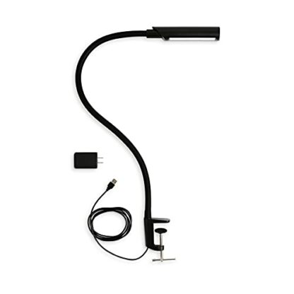 Reliable UberLight Flex 3200TL Task Light – LED Portable Desk Light with Clamp, USB Connection, 26.5” Flexible Gooseneck, 270° Rotational Head, 9 Light Settings, and up to 60,000 Hours of Use (Black) - Image 2
