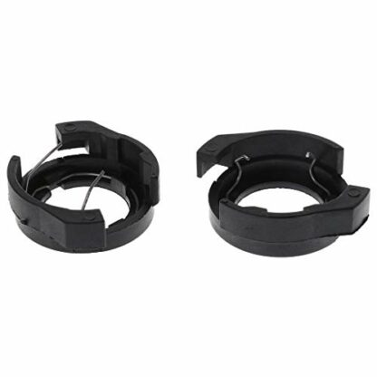 Riiichflowshop LED Light Bulbs Socket Adapter Standard Lamp Holder Base Converter Compatible for 2 H7 Lighting 2x Black - Image 4