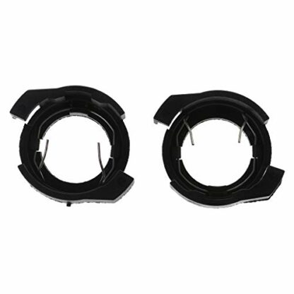 Riiichflowshop LED Light Bulbs Socket Adapter Standard Lamp Holder Base Converter Compatible for 2 H7 Lighting 2x Black - Image 2