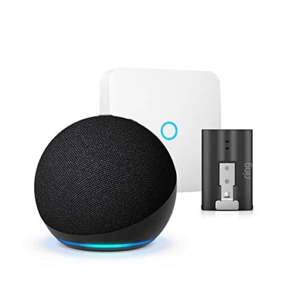 Ring Intercom + additional Quick Release Battery Pack by Amazon | Intercom upgrade, Two-Way Talk + All-new Echo Dot (5th generation) smart speaker with Alexa | Charcoal 2 Ring Intercom + additional Quick Release Battery Pack by Amazon | Intercom upgrade, Two-Way Talk + All-new Echo Dot (5th generation) smart speaker with Alexa | Charcoal - Image 2