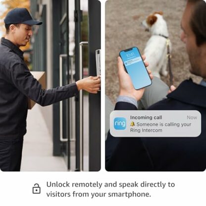 Ring Intercom by Amazon + Echo Pop| Intercom upgrade, Remote Unlock, Works with Alexa, Two-Way Talk 3 Ring Intercom by Amazon + Echo Pop| Intercom upgrade, Remote Unlock, Works with Alexa, Two-Way Talk - Image 3