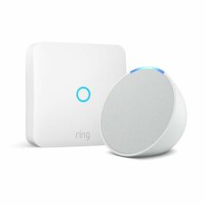 Ring Intercom by Amazon + Echo Pop| Intercom upgrade, Remote Unlock, Works with Alexa, Two-Way Talk