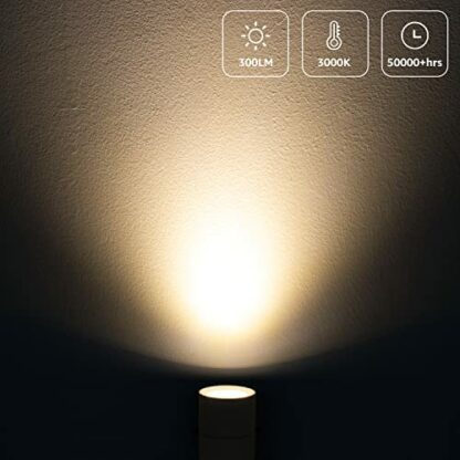 SUNVIE 2 Pack LED Up Lights for Indoor Use Uplight, Warm White Floor Spotlight Lamp, 120V Spot Lights for Uplighting Accent Lighting, 5.9 FT Cord with Foot Switch 4 SUNVIE 2 Pack LED Up Lights for Indoor Use Uplight, Warm White Floor Spotlight Lamp, 120V Spot Lights for Uplighting Accent Lighting, 5.9 FT Cord with Foot Switch - Image 4
