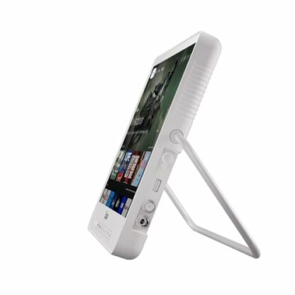 SYLVOX Smart Portable TV, 15.6" Rechargeable TV 10000mAh Battery Operated TV, IP66 Waterproof, Google TV Built-in Chromecast Voice Assistant, Small TV for Bedroom, Kitchen, Camping with Rotating Stand 3 SYLVOX Smart Portable TV, 15.6" Rechargeable TV 10000mAh Battery Operated TV, IP66 Waterproof, Google TV Built-in Chromecast Voice Assistant, Small TV for Bedroom, Kitchen, Camping with Rotating Stand - Image 3