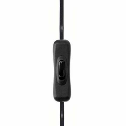 Salt Lamp Replacement Light Fitting with Button + 4 Units of 15 Watt E14 Incandescent Oven Bulb. Black Power Cord Cable Comes with Certified E14 Bulb Holder, Button and British Standard Plug - Image 4