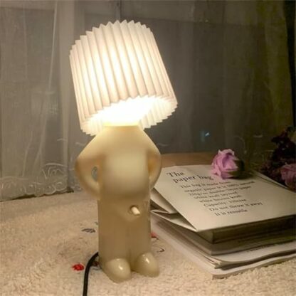 Shy Boy Table Lamp, Shy Man Lamp, Shy Boy Lamp, A Little Shy Man Creative Lamp, Home Decoration Novelty Gift for Bedroom, Christmas and Valentines Day Gifts - Image 3