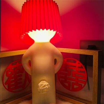 Shy Boy Table Lamp, Shy Man Lamp, Shy Boy Lamp, A Little Shy Man Creative Lamp, Home Decoration Novelty Gift for Bedroom, Christmas and Valentines Day Gifts - Image 4