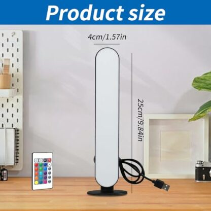 Smart LED Light Bar, Alexa Compatible Desk Lamp with 16 RGB Colors, WiFi Control & Music Sync, Adjustable Lighting for Home Office, Gaming, and Bedroom Decoration - Image 3