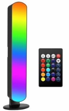 Smart LED Light Bar, Alexa Compatible Desk Lamp with 16 RGB Colors, WiFi Control & Music Sync, Adjustable Lighting for Home Office, Gaming, and Bedroom Decoration