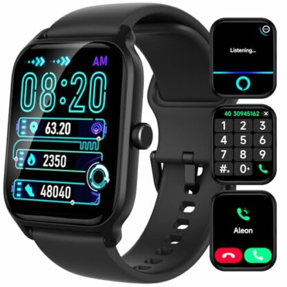 Smart-Watch-for-Men-Women-Answer/Make-Call - Alexa Built-in 1.8" Screen Smartwatch with Heart Rate/SpO2/Stress/Sleep Monitor, Fitness Watch with Step Counter, Notification Mens Watch for IOS/Android 2 Smart-Watch-for-Men-Women-Answer/Make-Call - Alexa Built-in 1.8" Screen Smartwatch with Heart Rate/SpO2/Stress/Sleep Monitor, Fitness Watch with Step Counter, Notification Mens Watch for IOS/Android - Image 2