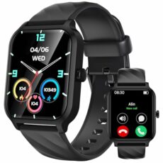 Smart Watch for Men Women Answer/Make Calls - 1.83" Fitness Watch with Heart Rate Sleep SpO2 Monitor, 100+ Sports, IP68 Waterproof, Notification, Step Counter, Mens Smartwatch for Android IOS