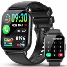 Smart Watch for Men Women Answer/Make Calls - 1.85" HD Touch Screen Smart Watches with Heart Rate Sleep Monitor - 112 Sports Modes - Fitness Tracker - IP68 Waterproof Smartwatch for Android iOS