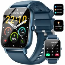 Smart Watch for Men Women Answer/Make Calls, 1.85" Smartwatch, Fitness Watch with Heart Rate Sleep Monitor, Step Counter, 100+ Sports, IP68 Waterproof Activity Trackers Compatible with Android IOS