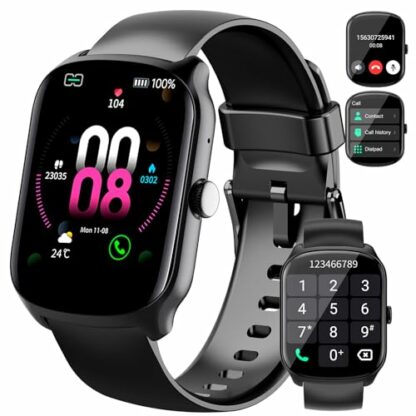 Smart Watch for Men Women Answer/Make Calls, 1.95" Curved Screen Smartwatch with Heart Rate Sleep Monitor, Fitness Watch - Image 2