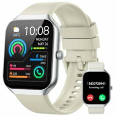 Smart Watch for Men Women Answer/Make Calls, 1.96" Fitness Watch with Step Counter Heart Rate Sleep Monitor, Fitness Tracker 113+ Sports Activity Trackers IP68 Waterproof, Smartwatches for Android IOS
