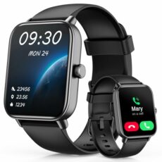 Smart Watch for Men Women - Fitness Tracker [Bluetooth Call&Alexa Built-in] with Heart Rate Monitor, Activity Tracker, Step Counter, Sleep Monitor, Smartwatch for Andriod iOS