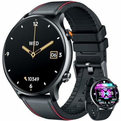 Smartwatch Fitness Watch Bluetooth Call - 1.39" Smart Watch for Men with Heart Rate Oxygen Blood Pressure Sleep Monitor 114 Sports Modes Step Counter Activity Trackers Compatible with Android iOS - Image 2