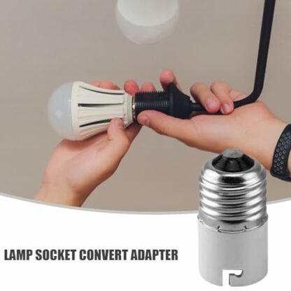 Socket Converter Socket Adapter | Lamp Base Adapter for LED Bulbs and Incandescent Bulbs | Light Bulb Adapter Socket Converter | Lamp Adapter Socket Changer - Image 4