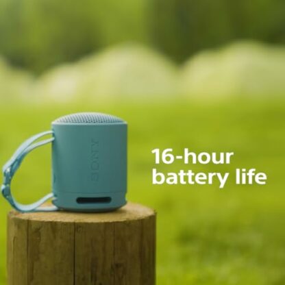 Sony SRS-XB100 - Wireless Bluetooth, Portable, Lightweight, Compact, Outdoor, Travel Speaker, Durable IP67 Waterproof & Dustproof,16 HR Battery, Versatile Strap, Hands-Free Calling 4 Sony SRS-XB100 - Wireless Bluetooth, Portable, Lightweight, Compact, Outdoor, Travel Speaker, Durable IP67 Waterproof & Dustproof,16 HR Battery, Versatile Strap, Hands-Free Calling - Image 4