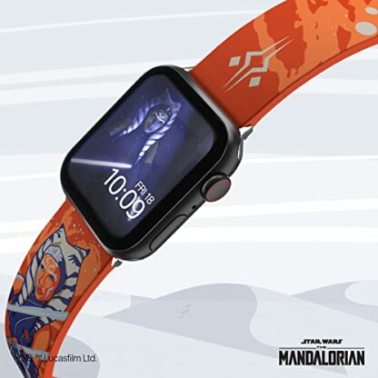 Star Wars: The Mandalorian – Ahsoka Tano Smartwatch Strap – Officially Licensed, Compatible with Every Size & Series of Apple Watch (watch not included) 4 Star Wars: The Mandalorian – Ahsoka Tano Smartwatch Strap – Officially Licensed, Compatible with Every Size & Series of Apple Watch (watch not included) - Image 4
