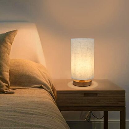 TAIKOUL 2-Piece Touch Bedside Lamp, Dimmable E14 LED Desk Lamp with 3 Colour Temperatures - Image 3