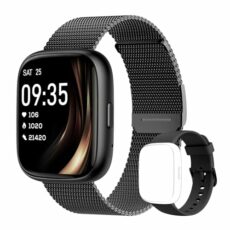TOOBUR Smart Watch for Women, Alexa Built-in, Answer/Make Calls, 1.83" Fitness Tracker Watch with Heart Rate/Sleep Tracker, Pedometer, IP68 Waterproof Smartwatch Compatible Android iOS Metal