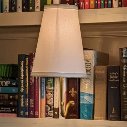The Classic Literary Lamp - Vintage Book-Inspired Desk Lamp, Stylish Vintage Desk Lamp, Elegant Reading Light, Vintage Book Design for Home Office, Library, and Study - Image 3