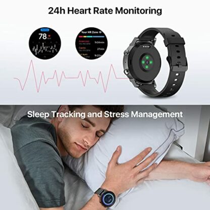 Ticwatch E3 Smartwatch for Men Wear OS from Google with Qualcomm Snapdragon Wear 4100+ Dual System Platform Google Pay GPS Heart Rate Monitoring Stress Management iOS and Android Compatible 4 Ticwatch E3 Smartwatch for Men Wear OS from Google with Qualcomm Snapdragon Wear 4100+ Dual System Platform Google Pay GPS Heart Rate Monitoring Stress Management iOS and Android Compatible - Image 4