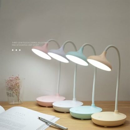 Touch Control Desk Lamp, Flexible LED Reading Light with Adjustable Brightness 4 Touch Control Desk Lamp, Flexible LED Reading Light with Adjustable Brightness - Image 4