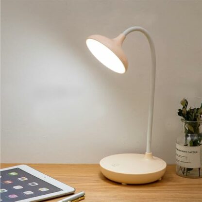 Touch Control Desk Lamp, Flexible LED Reading Light with Adjustable Brightness 2 Touch Control Desk Lamp, Flexible LED Reading Light with Adjustable Brightness - Image 2