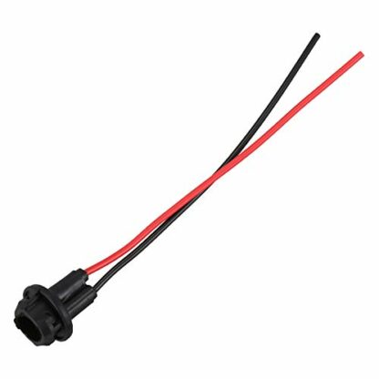 Uooduby 10x T10 W5W 168 194 Lamp holder Socket glass base lamp Socket DIY, Black - Image 4