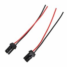 Uooduby T10 W5W Auto Light Bulb Socket Lamp Holder Connector Extension x 2