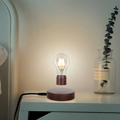 VGAzer Magnetic Levitating Floating Wireless LED Light Bulb Desk Lamp for Unique Gifts, Room Decor, Night Light, Home Office Decor Desk Tech Toys 4 VGAzer Magnetic Levitating Floating Wireless LED Light Bulb Desk Lamp for Unique Gifts, Room Decor, Night Light, Home Office Decor Desk Tech Toys - Image 4