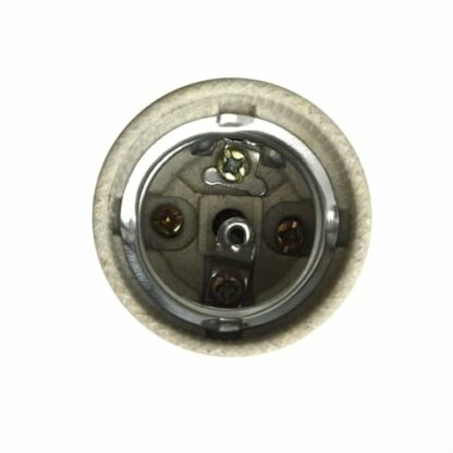 VRTYVEYBB E27 Ceramic Heat Lamp Socket Holder Straight Glazed Porcelain Bulb Base High Temperature Resistant for Industrial Reptile Incubator Catering Display White - Image 4