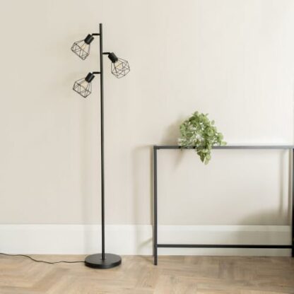 ValueLights Angus 3 Way Floor Lamp - Image 3