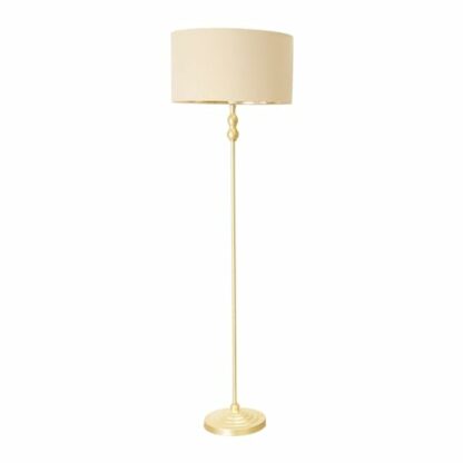 ValueLights Maggie Gold Floor Lamp Metallic Shade - Image 2