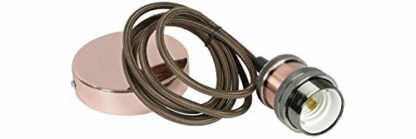 Vintage-Style Pendant Cord Light Set with E27 Edison Fitting – - Image 4