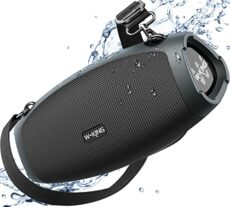 W-KING Bluetooth Speaker, (120W PEAK)70W IPX6 Waterproof Outdoor Wireless Loud Portable Speaker, Triple Passive Radiators-Deep Bass/Hi-fi/DSP/42H/Power Bank/TF Card/AUX/EQ for Party, Free Opener(X10)