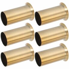 WATIIFUFU 6pcs E14 Socket Flanging Sleeve Lamp Base Holder Tube for Chandelier Lighting Compatible with Dimmable Light Bulbs Ideal for Home Decor and Ceiling Fixtures