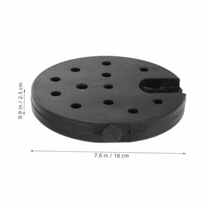 Warmhm Lighting Weights Table Lamp Floor Lamps Desk Light Base Desktop Lamp Chassis Lamp Base Floor Lamp Stand Floor Lamp Loader Replacement Lamp Weight Floor Light Weight Rubber Black - Image 3