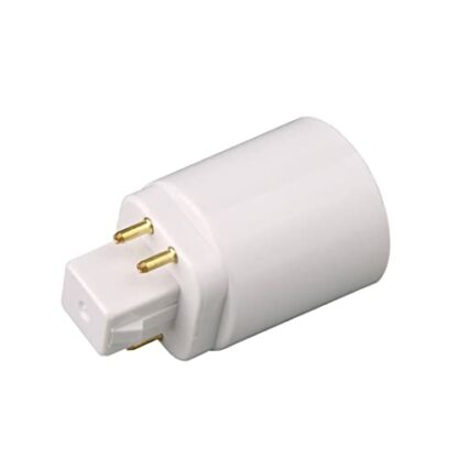 Wedhapy LED Light Bulb Adapter Lamp Shade Adapter 4 Pin Screw-Based GX24Q Light Bulb Converter Socket Heat-resistant Light Bulb Plug Adapter - Image 4