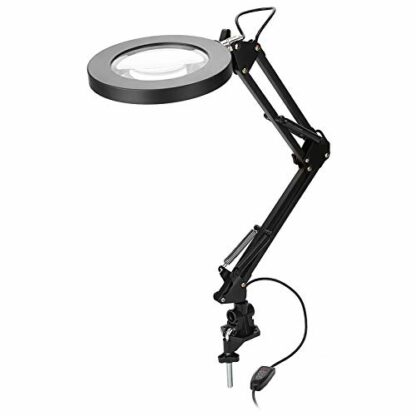 Yagosodee Clamp Mount LED Magnifier Lamp Salon 5X Magnifying Lamp Eyeliner Manicure Tattoo Beauty Light 2 Yagosodee Clamp Mount LED Magnifier Lamp Salon 5X Magnifying Lamp Eyeliner Manicure Tattoo Beauty Light - Image 2