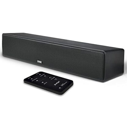 ZVOX Dialogue Clarifying Sound Bar with Patented Hearing Technology, Twelve Levels of Voice Boost - 30-Day Home Trial - AccuVoice AV157 TV Speaker (Black) - Image 2